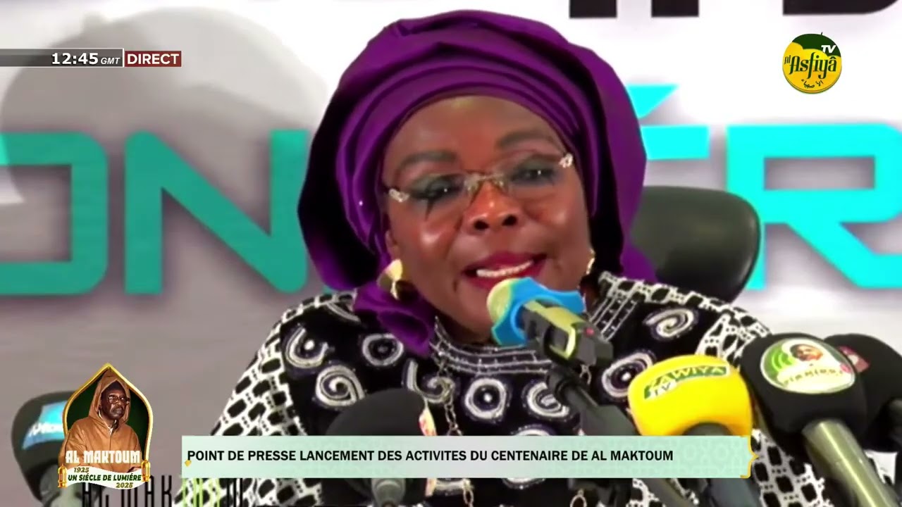 Lancement des Activités du Centenaire D'Al MAKTOUM Déclaration DR FATOU SOW SARR