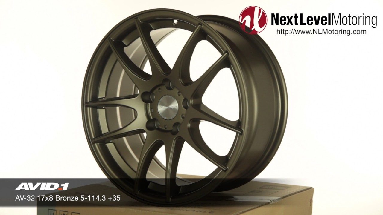 NLMotoring.com 360: Avid.1 AV-32 17x8 Bronze 5-114.3 [+35mm] AV3217805H35BZ