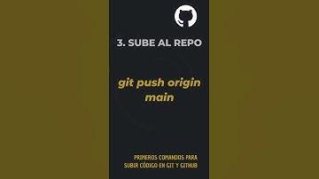 3 Comandos de Git QUE DEBES SABER PARA SUBIR  CÓDIGO #git #gitbash #github #programador