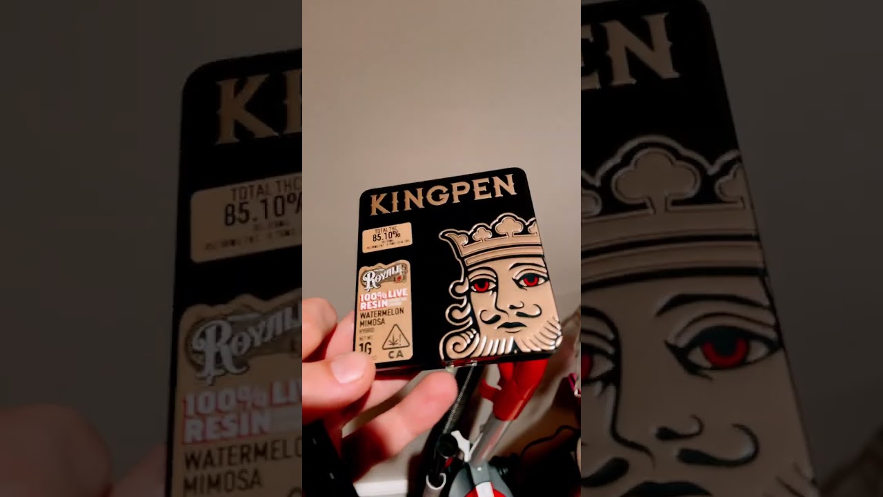 CA Dispensary Review: Kingpen live Resin “Royale” watermelon mimosa…