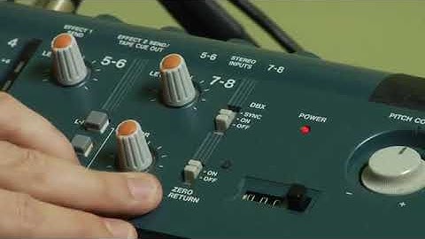 Secondary Controls for 4-Track Cassette Recorder