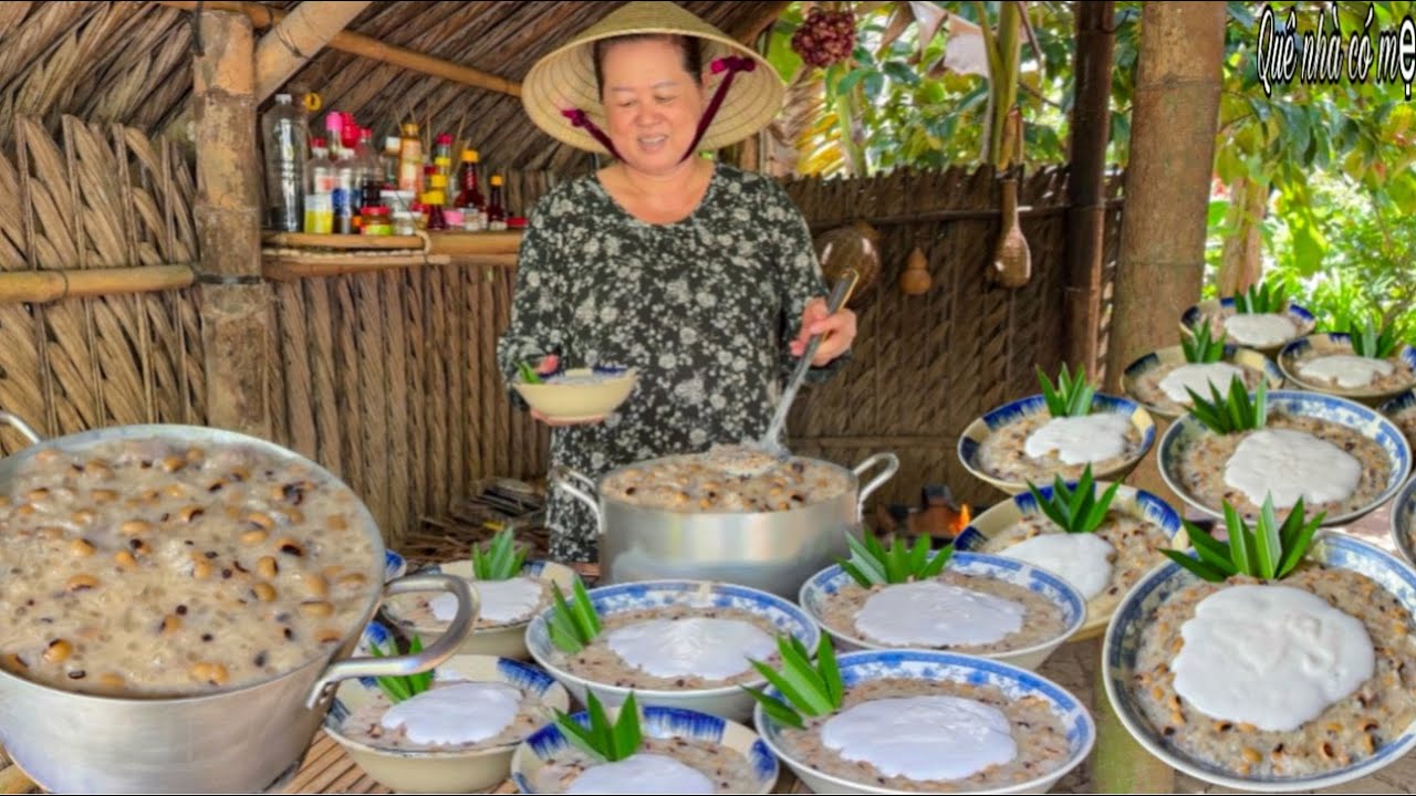 Chè Đậu Trắng Nếp Khoai Môn | Hương Vị Quê Nhà || White bean sweet soup