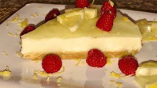 تشيز كيك بالحامض بدون كريمة سريعة و سهله بمكونات اقتصادية/  cheesecake