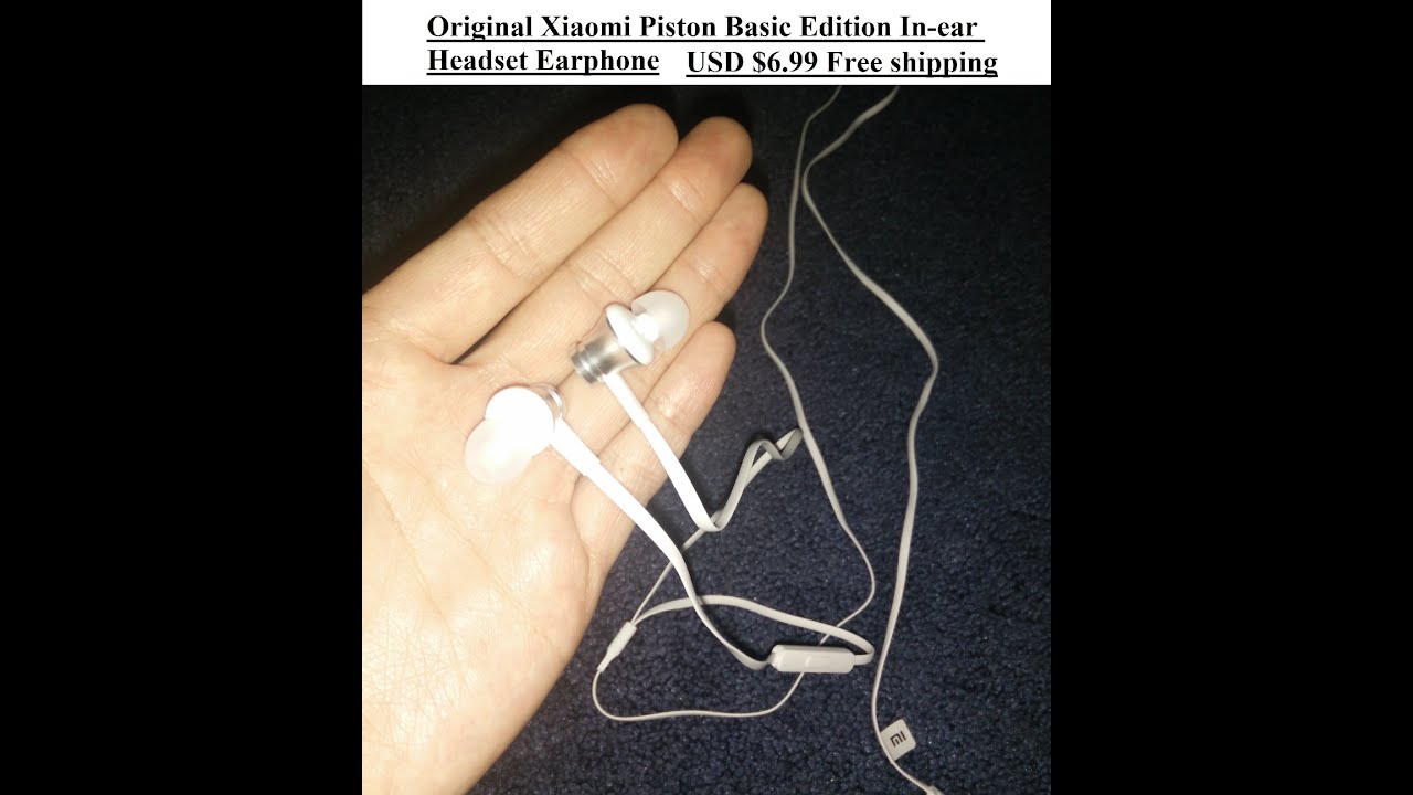 Original Xiaomi Piston Basic Edition In-ear Headset Earphone