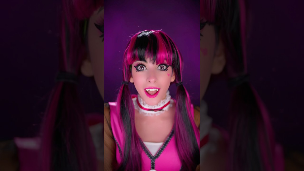 monster high! 🩷 #foryou #cosplay #trending #monsterhigh #draculaura #halloween #emo #animecosplay