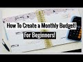 How To Create a Monthly Budget for Beginners | January 2022 Monthly Budget | How To Budget Series!