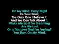 On My Mind Karaoke Disciples 