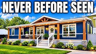 I DIDN'T even know they could do THIS on a mobile home! BRAND NEW PREFAB HOUSE!