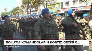 Boluda Komandoların Kortej Geçişi Göğüs Kabarttı