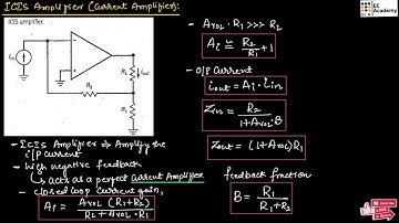 ICIS Amplifier ( current controlled current source) / Current amplifier || EC Academy