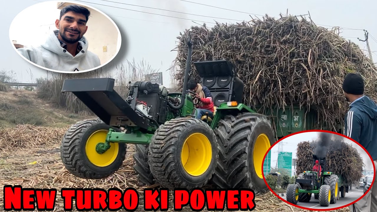 New turbo ki ली try JD5210 or 5039 ने निकाली ट्रॉली  //Ashu pandit ||
