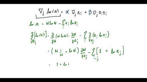 Boltzmann Distribution Function derivation (Lec 1)