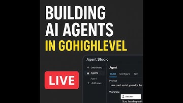 Building AI Agents in GoHighLevel (Live Testing & Automation)