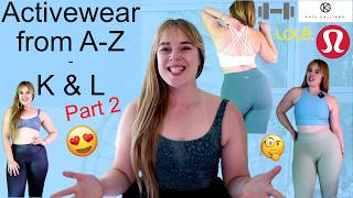 Activewear From A-Z | Brands Starting With K&L - Part 2! | Try on & Review