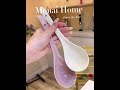 Ceramic spoons, soup spoons, beautiful, practical and popular
