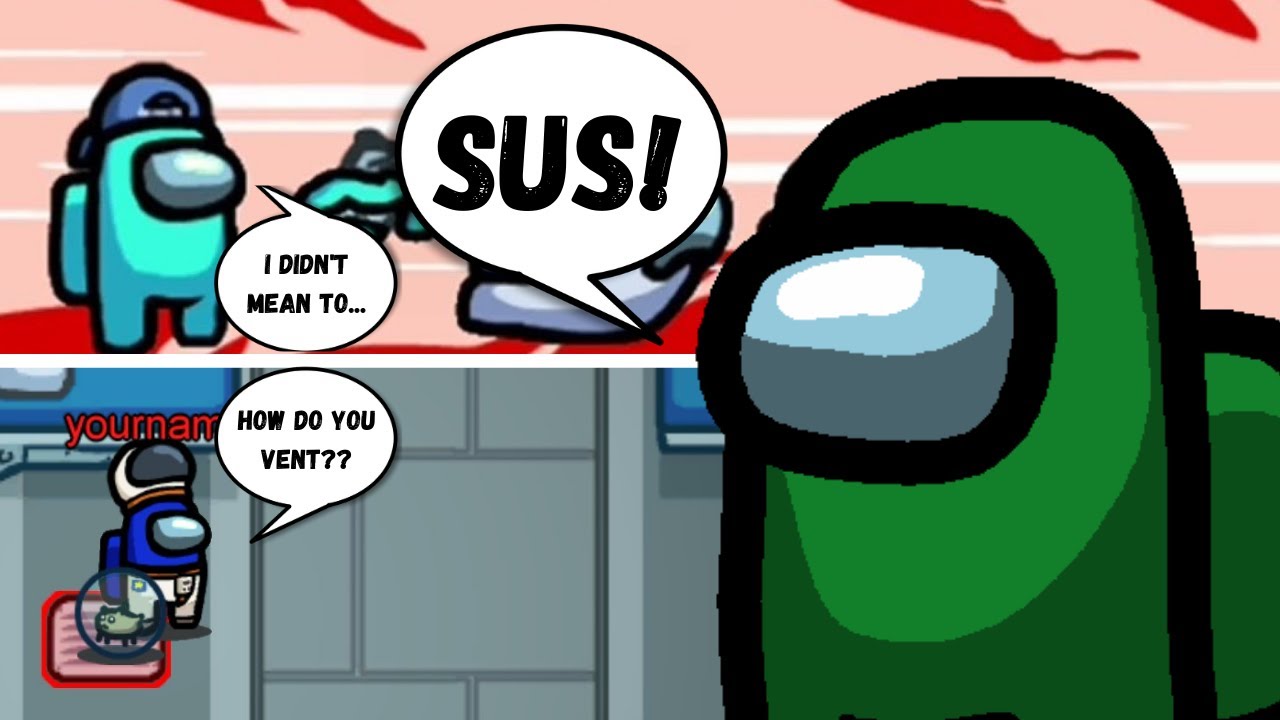 2 Among Us noobs said this to us...