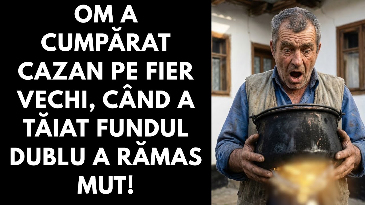 Om a cumpărat cazan pe fier vechi, când a tăiat fundul dublu a rămas mut!