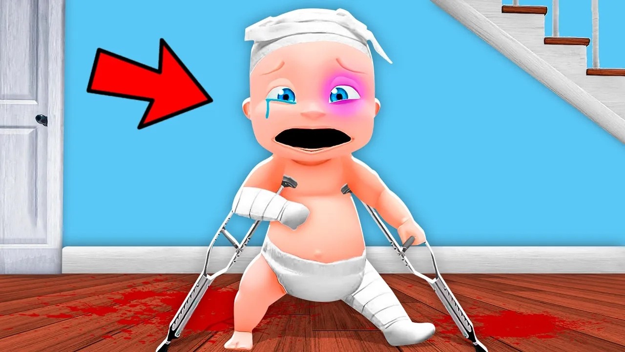 Малышка сбегает из ЗЛОЙ БОЛЬНИЦЫ в ROBLOX!