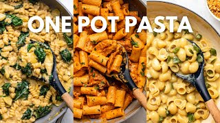 Turning My Favorite Dips into One Pot Pasta Recipes (vegan)
