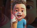 Dad's BIG Surprise! 😱🍦 Cute Baby Funny Moments #shorts