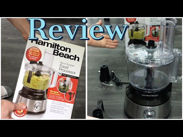 Hamilton Beach Bowl Scraper 10 Cup Food Processor review