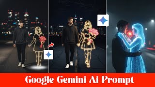 Google Gemini Neon Ai Couple Prompt | Google Gemini Photo Editing | Gemini ai prompt 2026 screenshot 4
