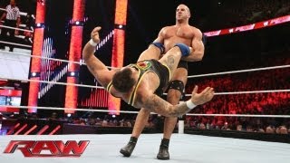 Santino Marella Vs. Antonio Cesaro Raw, Sept. 9, 2013