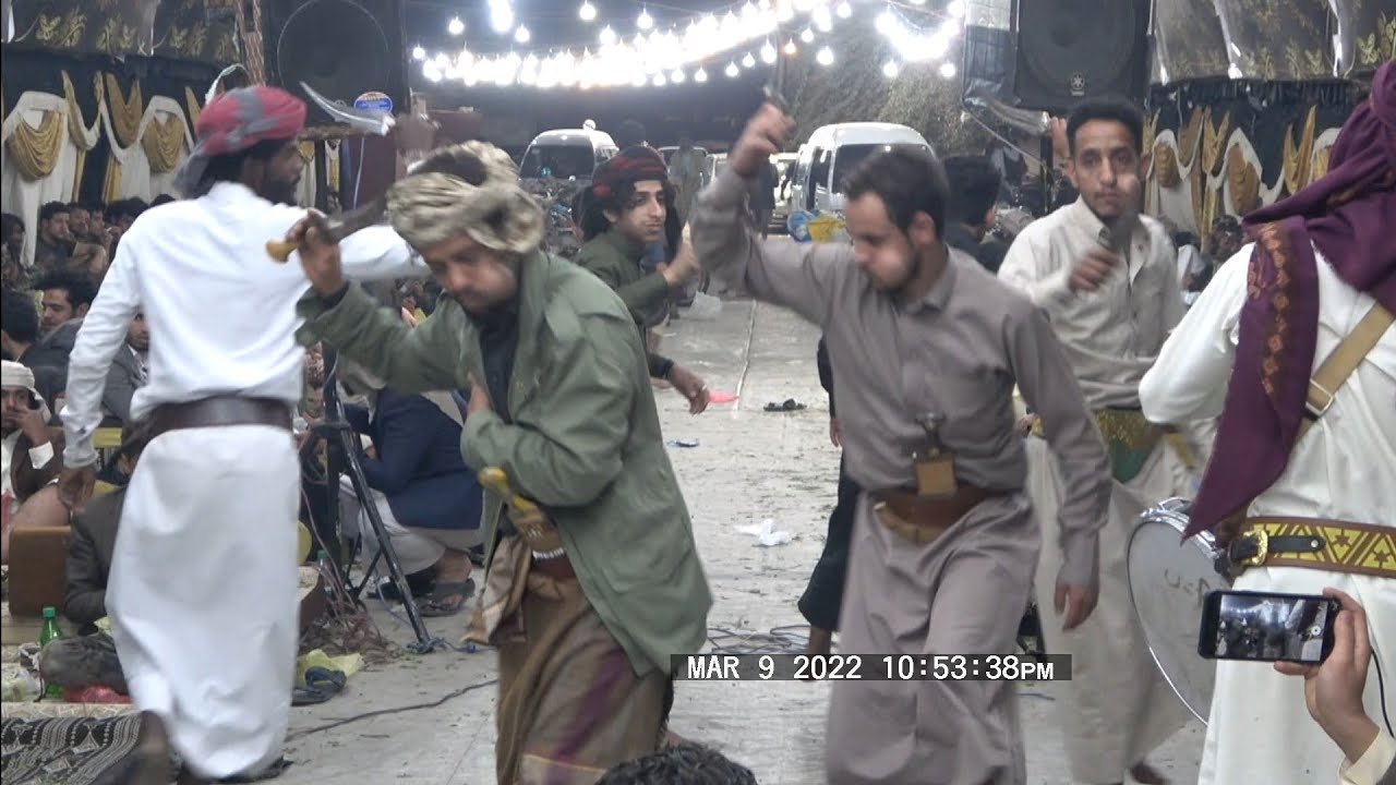 شاهد اقوى رقص يمني لملك الجن .عرس شيخ مشايخ اليمن 2023