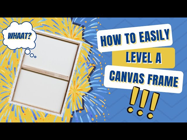 HOW TO MAKE A STRETCH CANVAS FREE LESSON Learn how to make a large canvas  art 