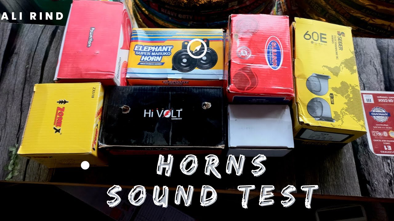 Horns sound test.kon sa horn yada bahtrr