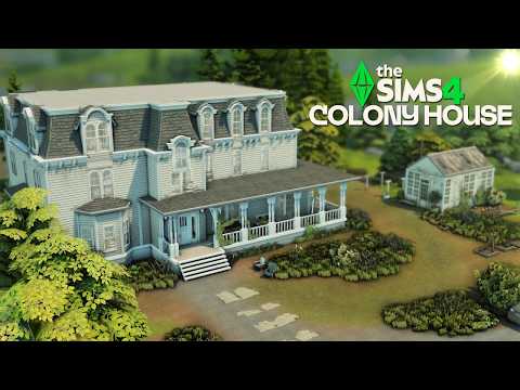 COLONY HOUSE From FROM in The Sims 4 | Part 1: Exterior