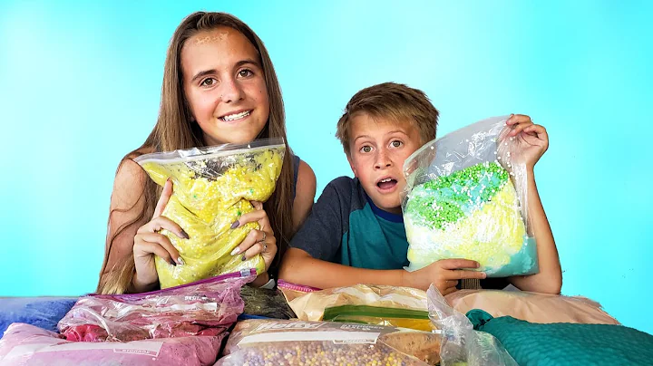 Mixing All My Slimes! Giant DIY Slime Smoothie!