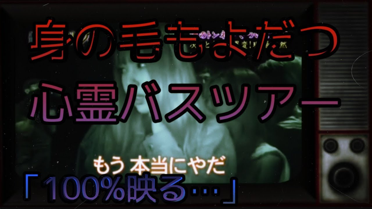 【心霊番組】身の毛もよだつ心霊バスツアー100%映るトンネル
