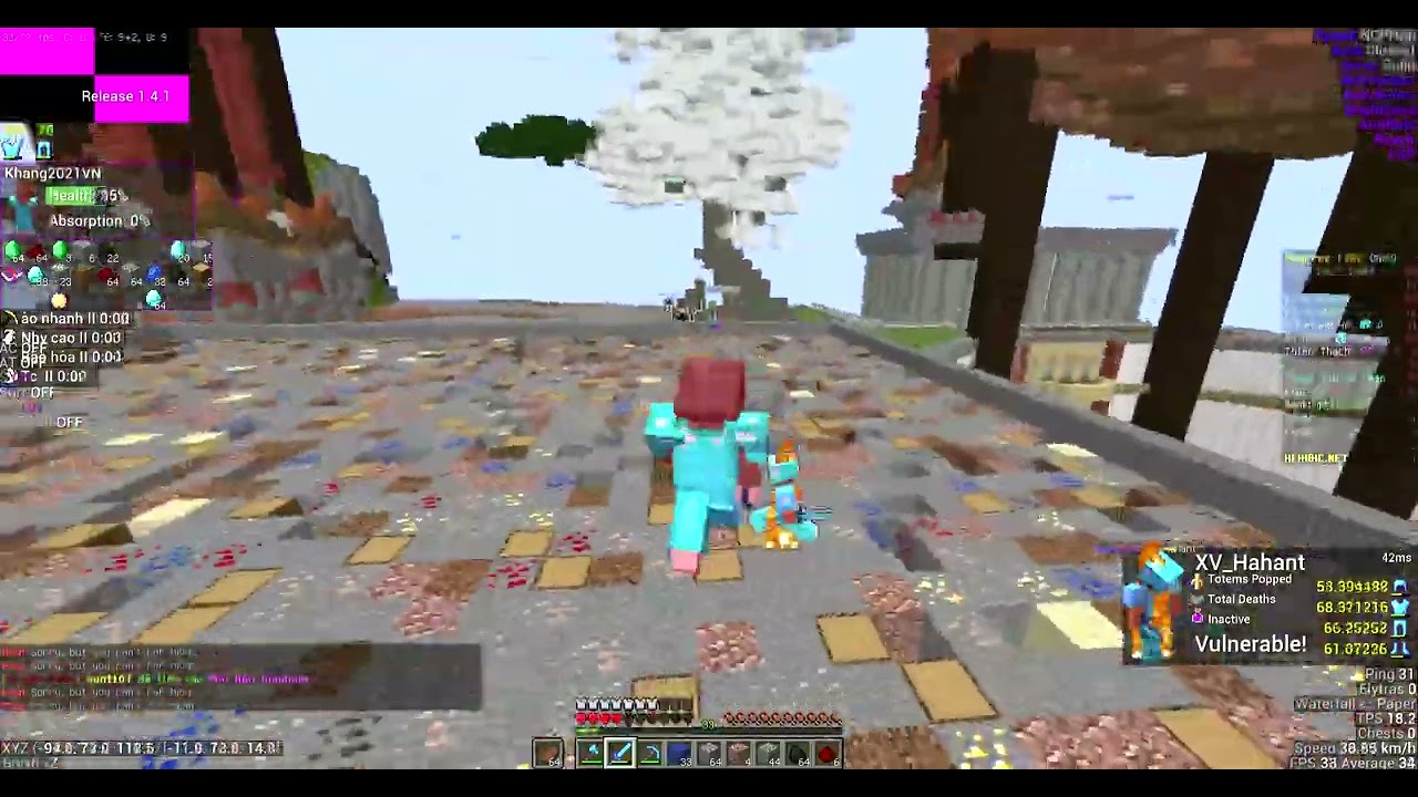 Client hack tốt nhất trong top Hacked client Trong HeroMC nên dùng ...