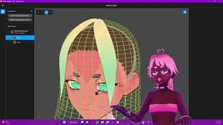 Vroid Tutorial Pt. 3: Hair (Mesh and Customization)