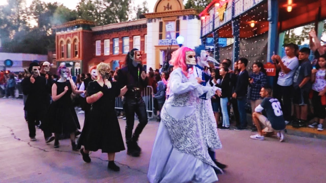 Six Flags Magic Mountain Fright Fest Opening Ceremony 2017 - YouTube