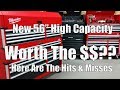 Hits & Misses on the Milwaukee High Capacity 56" 18-Drawer Tool Chest and Cabinet Combo