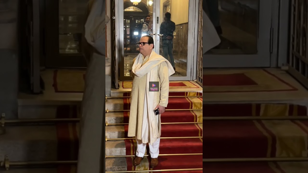 Ramesh Taurani Arrived At The Wedding Reception Of His Daughter Raveena Taurani With Apoorv Kumar