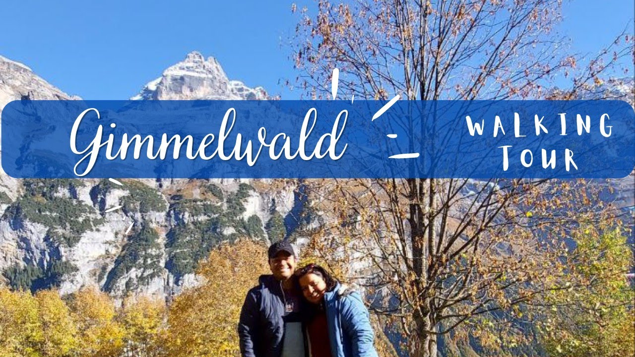 Gimmelwald Walking Tour| Beautiful Switzerland Village during Fall Season 