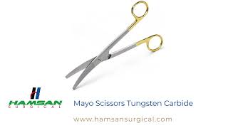 Mayo Scissors Tungsten Carbide | Hamsan Surgical  | #hospitalprocurement | #gynecologicalsurgery