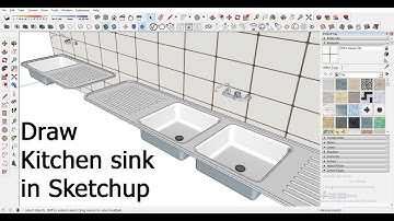 kitchen sink in sketchup