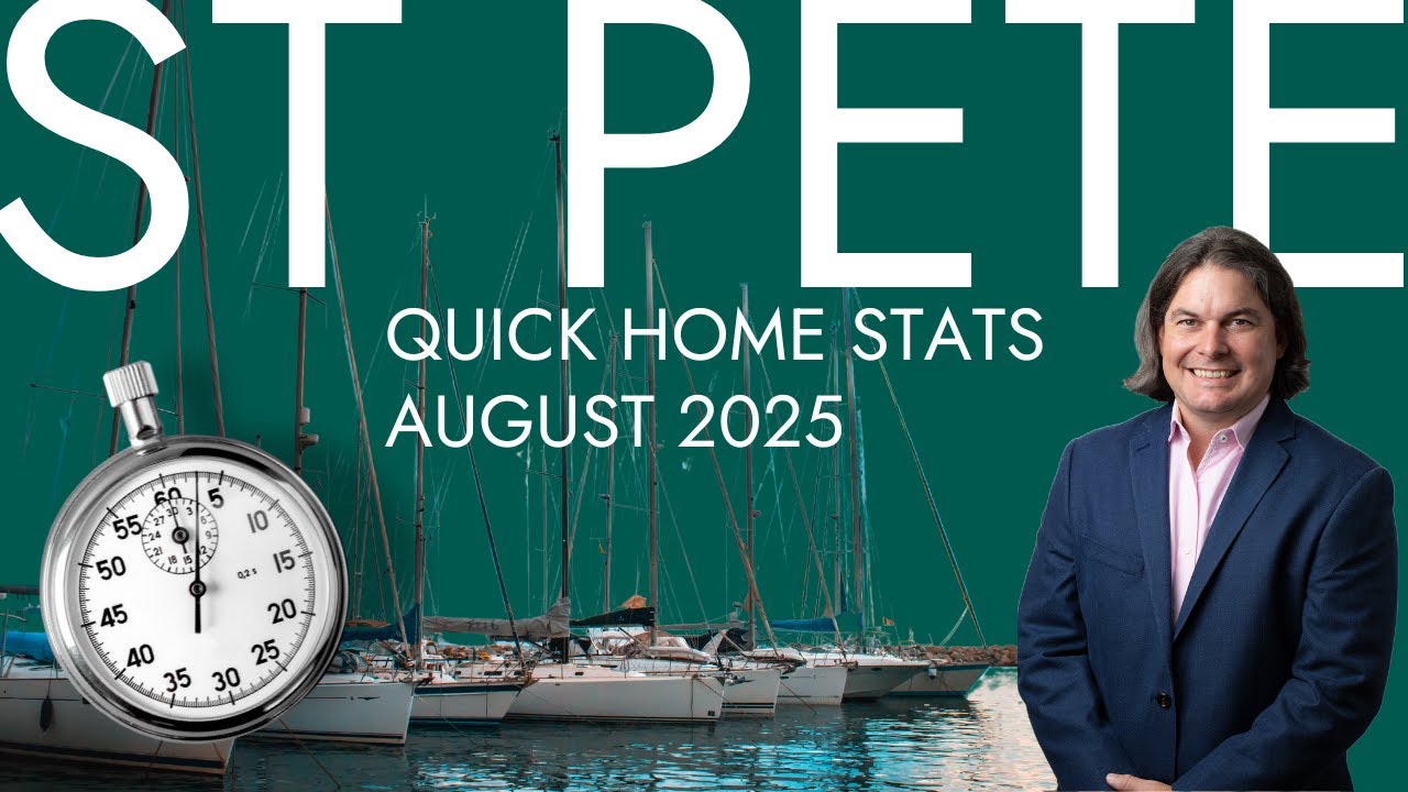 St Pete Home Stats in 2 Minutes! [August 2025]