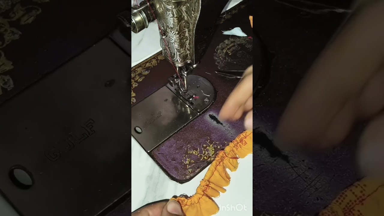 💮Bina Dori ke sidhe patti se piping banana sikhe 💮#sewing#shorts