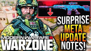 Famous WARZONE: SURPRISE META UPDATE PATCH NOTES! Major INTERCEPTOR NERF! (WARZONE New Weapons Update) Profile