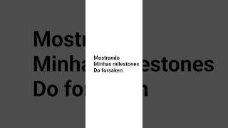 essas são minhas milestones