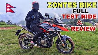 ZONTES 310T ADVENTURE BIKE FULL REVIEW & TEST RIDE IN NEPAL🇳🇵| EVERYTHING YOU NEED TO KNOW