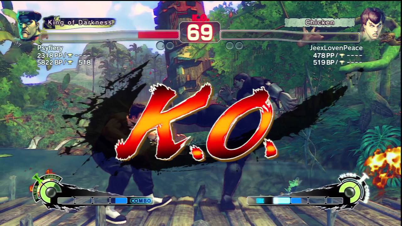 SSF4 AE Ranked Matches PSN Psyfiery vs randoms 70