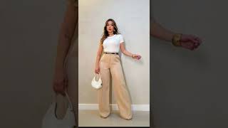 Calça Social Feminina Zara Pantalona Alfaiataria Moda Luxo Elegancia Social