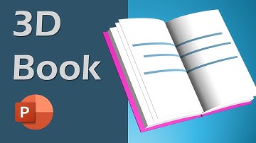 Simple 3D Book - PowerPoint Speed Art