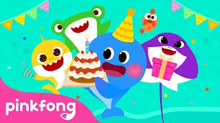 🥳 С днём рождения! 🎂 | Здоровый День Акулёнка | Пинкфонг Песни для Детей